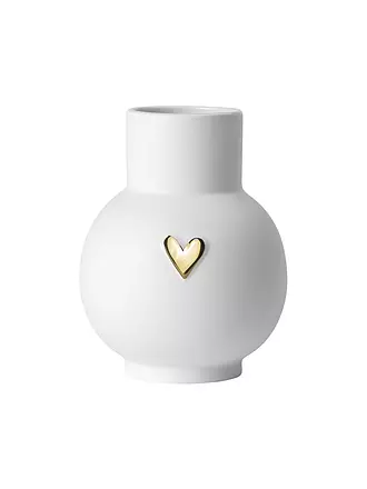 RAEDER | Kugelvase Herz Gold | 